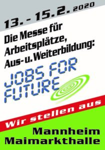 Read more about the article Treffen Sie uns auf der „Jobs for Future“, Stand Nr. 720