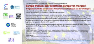 Read more about the article Europa-Podium: Wer schafft das Europa von morgen?