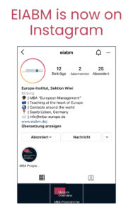 Read more about the article EIABM is now on Instagram