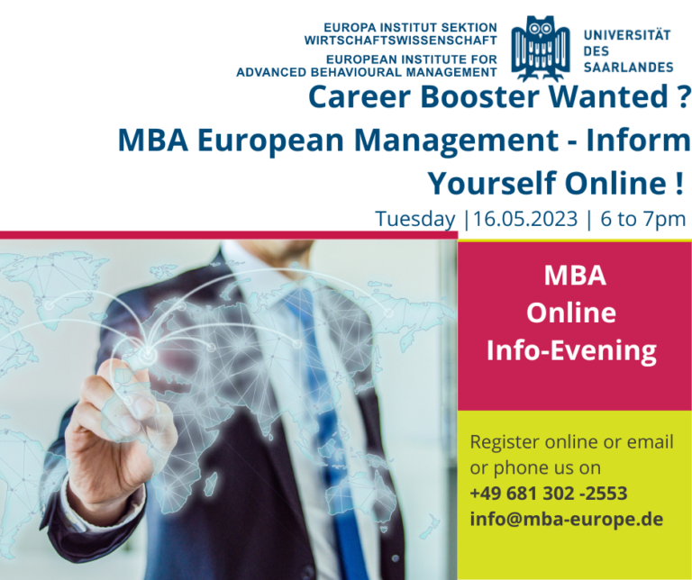Read more about the article Are you interested in accelerating your career? Get to know us and inform yourself at the Online Info Session on 16th of May 2023!