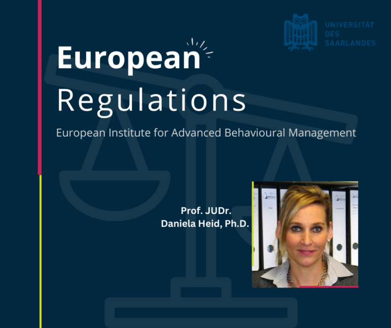 Read more about the article European Regulations –  Die Spielregeln kennen